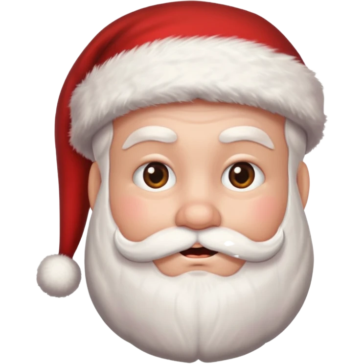 santa without clown emoji