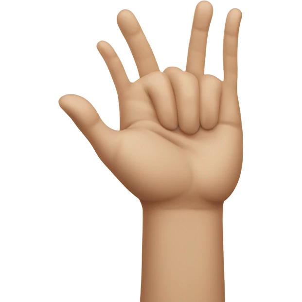 Two fingers crossed  emoji