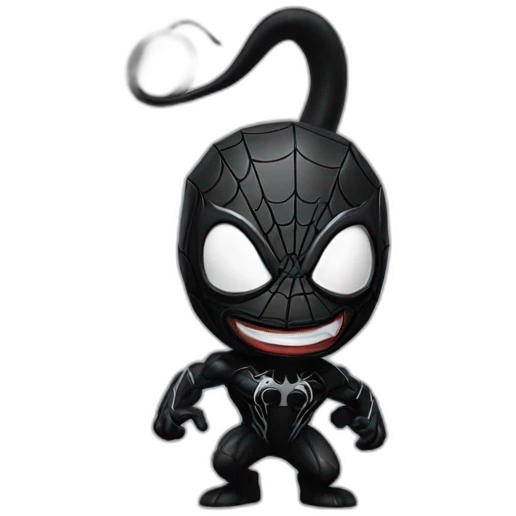 Venom in Spider-man emoji