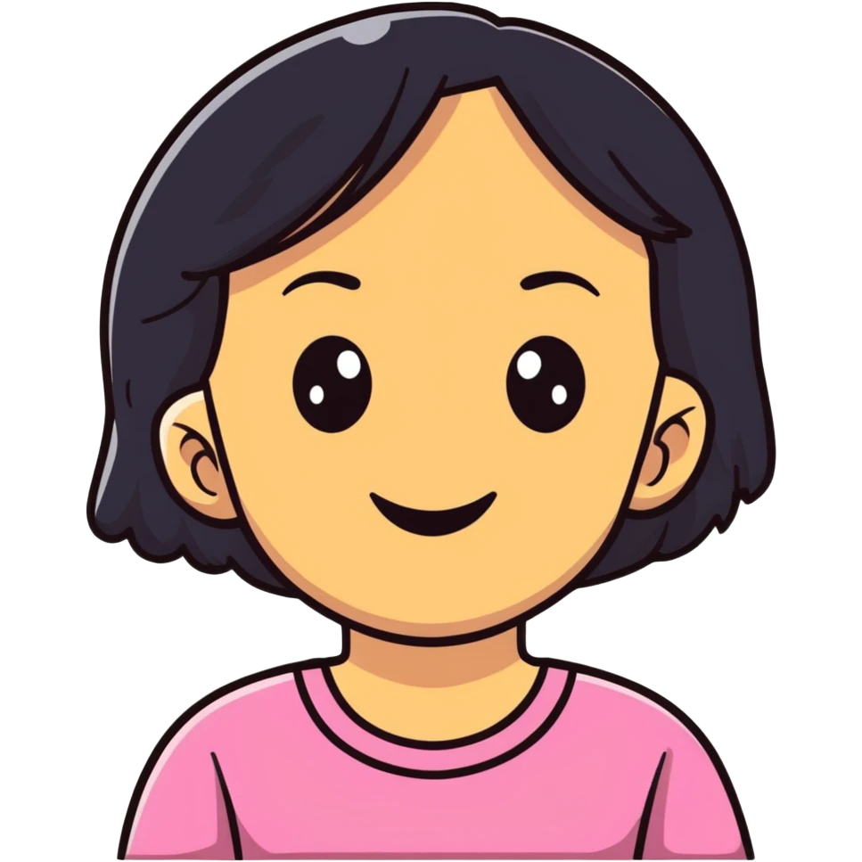 smiling girl emoji