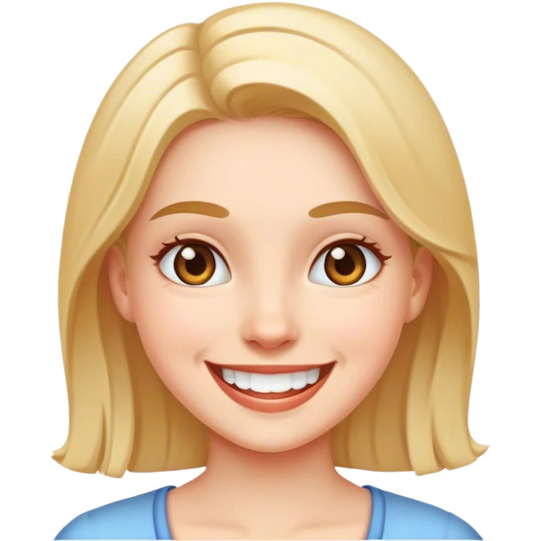 chica sin corazón pero linda y feliz  emoji