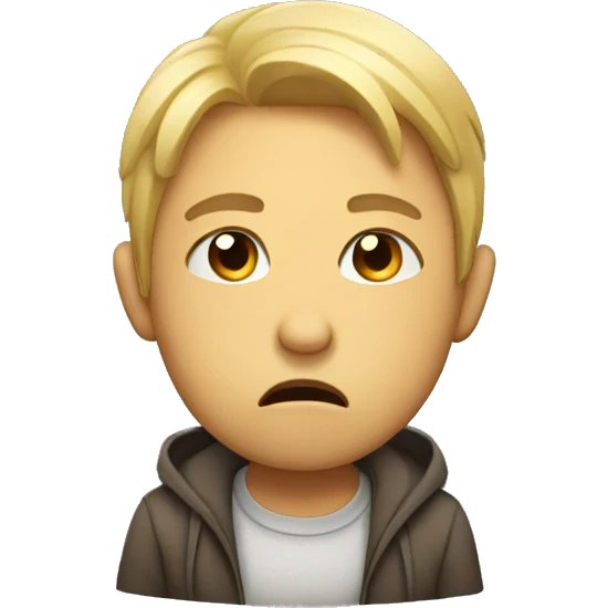 Ashamed of someone emoji