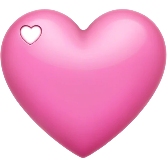 Pink heart  emoji