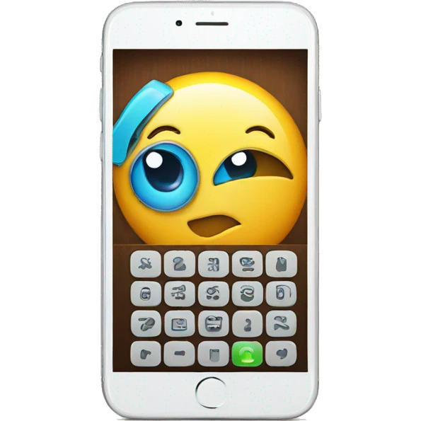 phone with app installed emoji