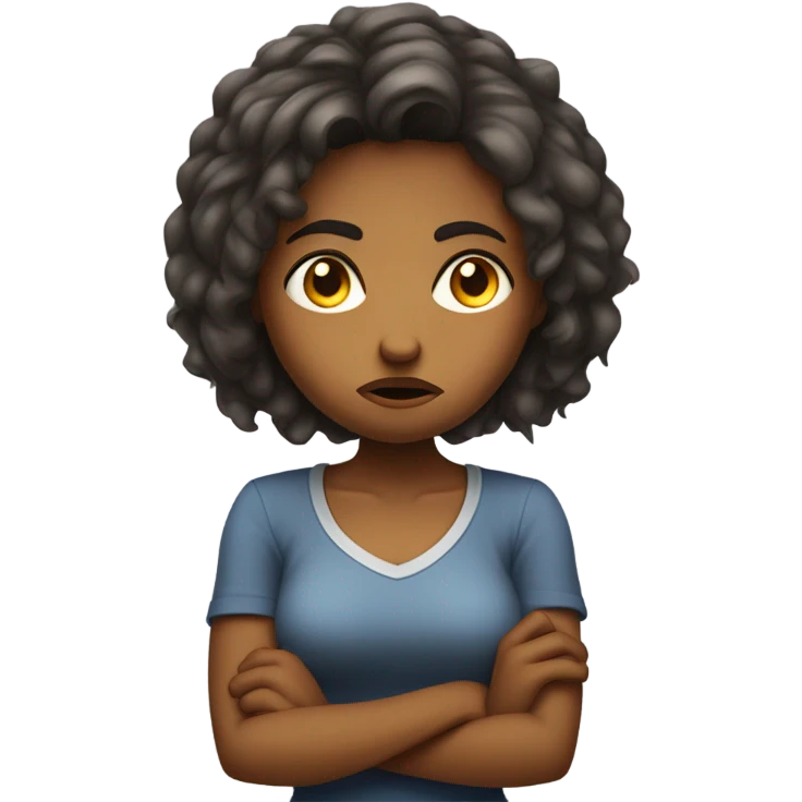 Angry girl  emoji