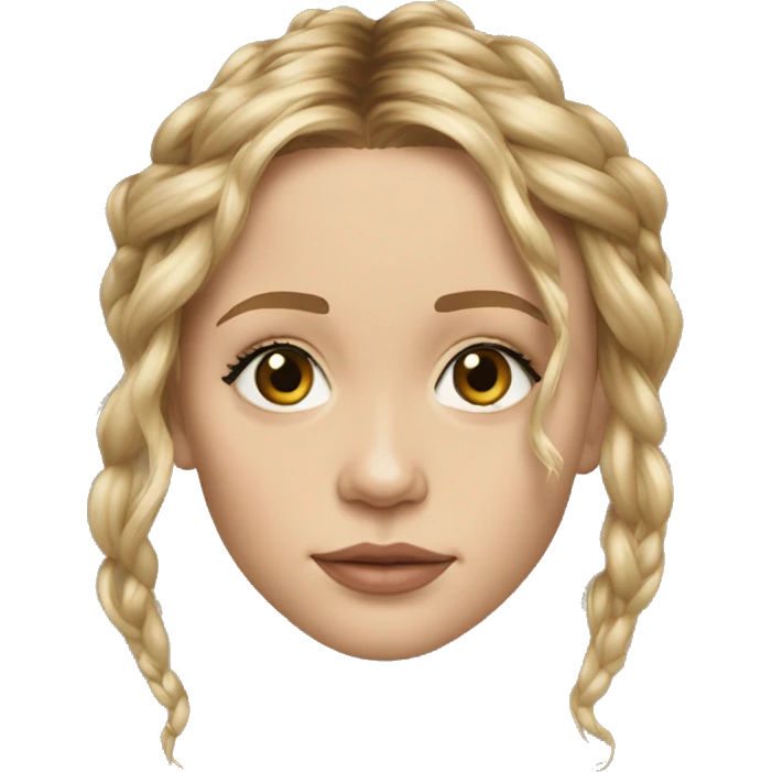 Mary Kate Olsen hyperrealistic emoji