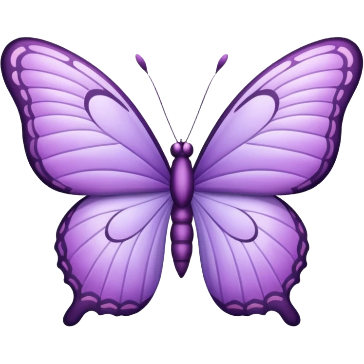 lilac butterfly  emoji