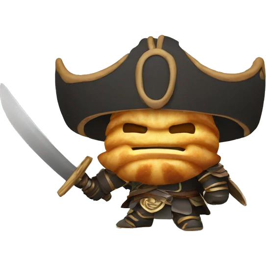 croissant samurai emoji