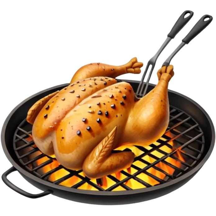 Grilled chicken emoji