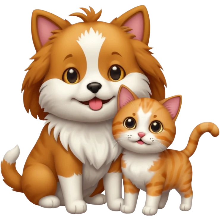 Dog cat  emoji