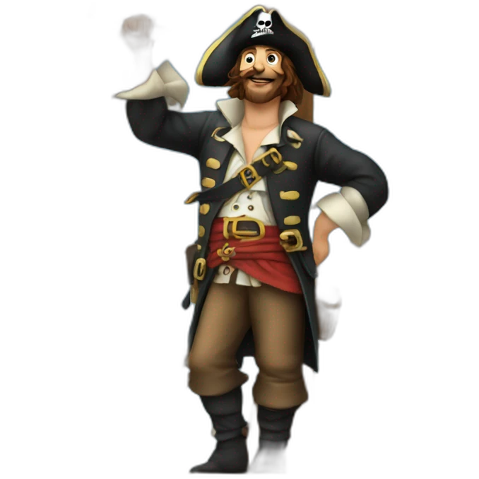 Pirate on the mast emoji