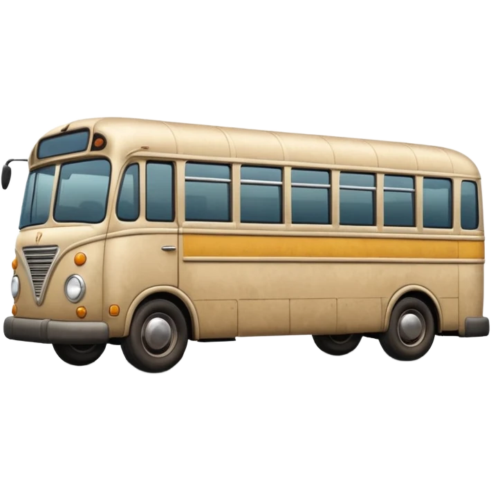 Beige Bus emoji