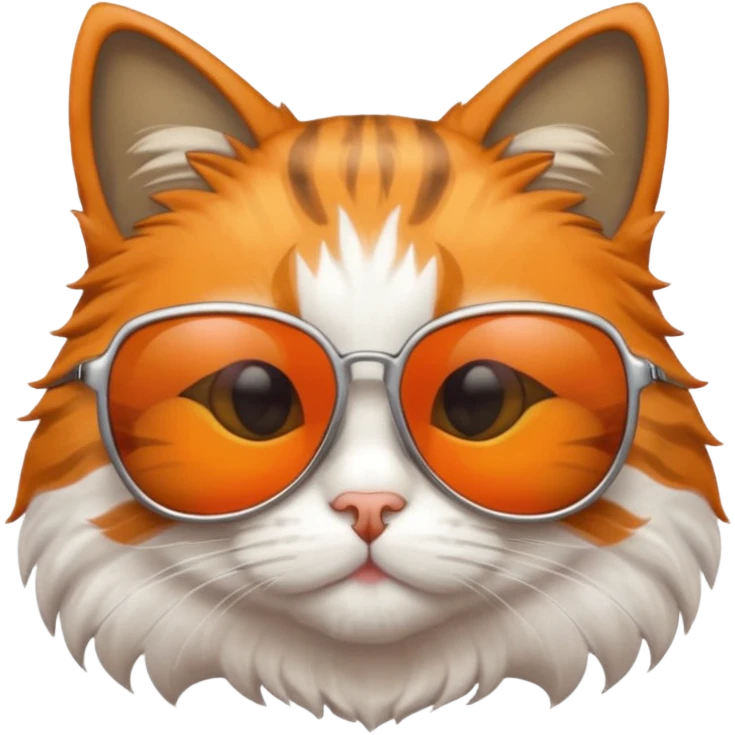 Cat wearing sunglasses emoji