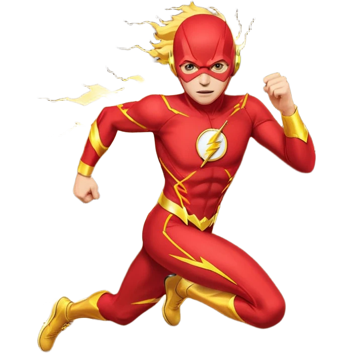 DC flash character coding very fast emoji