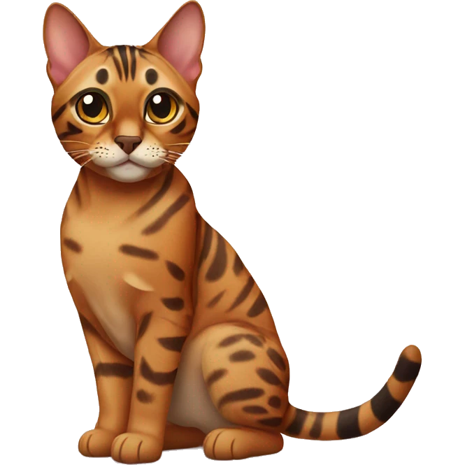 Bengal cat  emoji