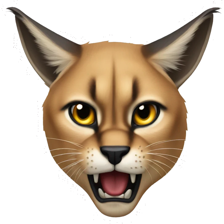 Angry caracal emoji