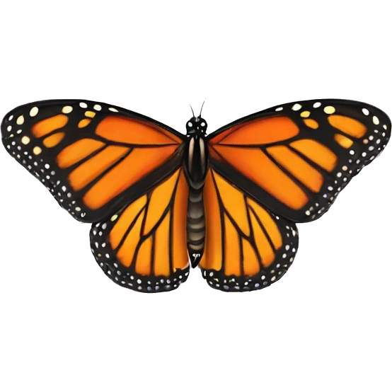 Monarch butterfly  emoji
