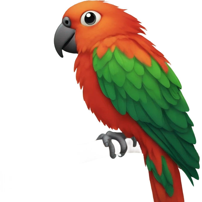 King parrot emoji