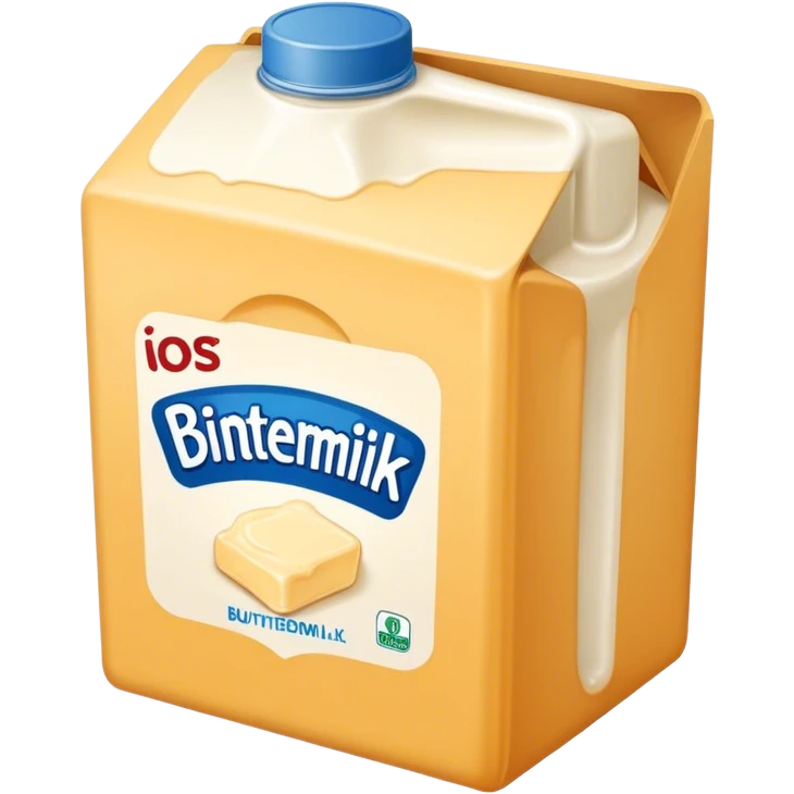 carton buttermilk emoji