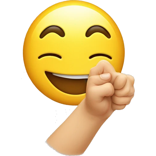 Smily face with okay finger emoji