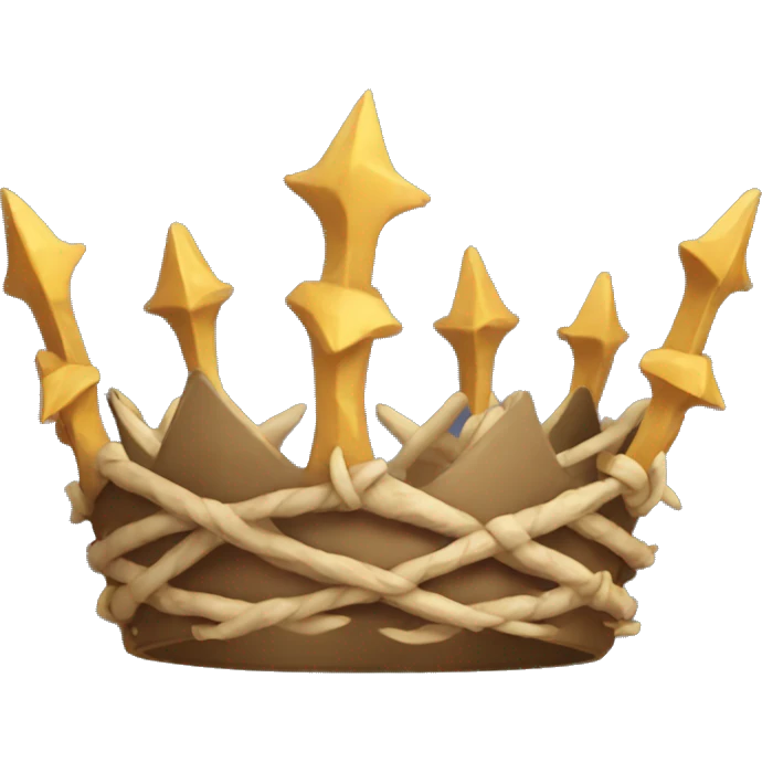 Crown made of thorns emoji