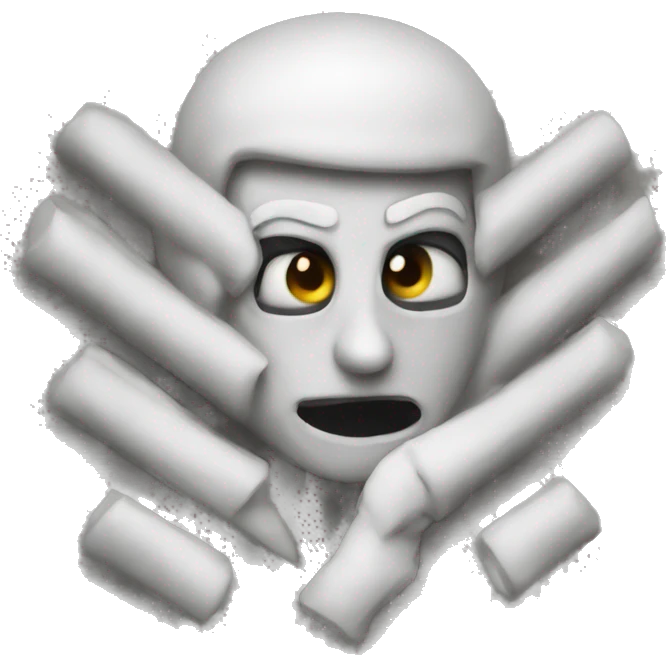 white flah emoji