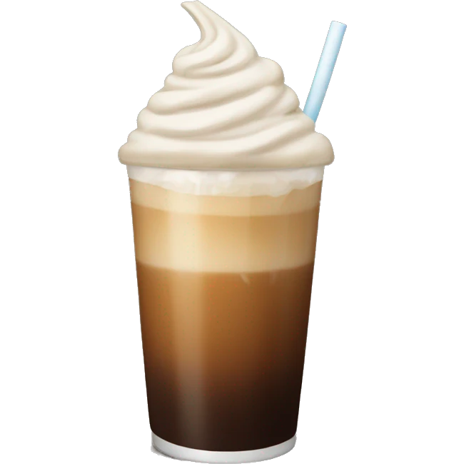Iced shaken expresso emoji