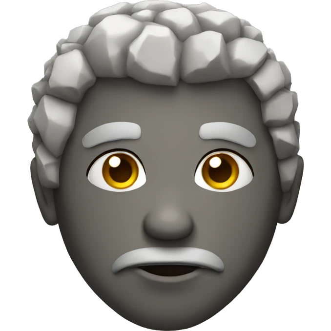 rock with raised eyebrow emoji