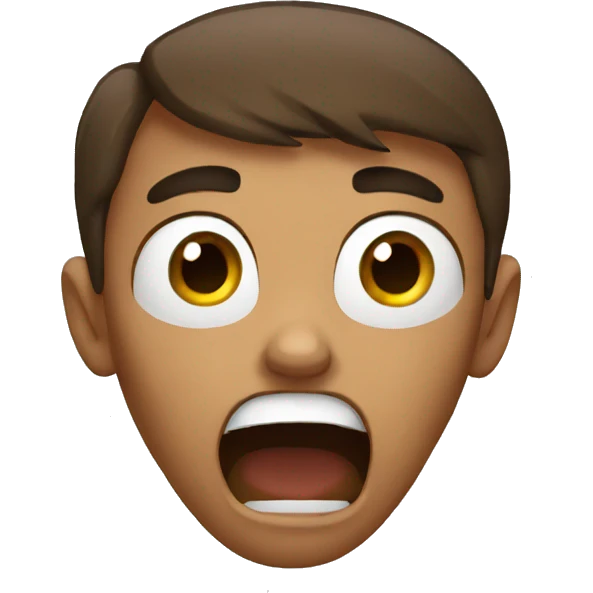 Scared emoji