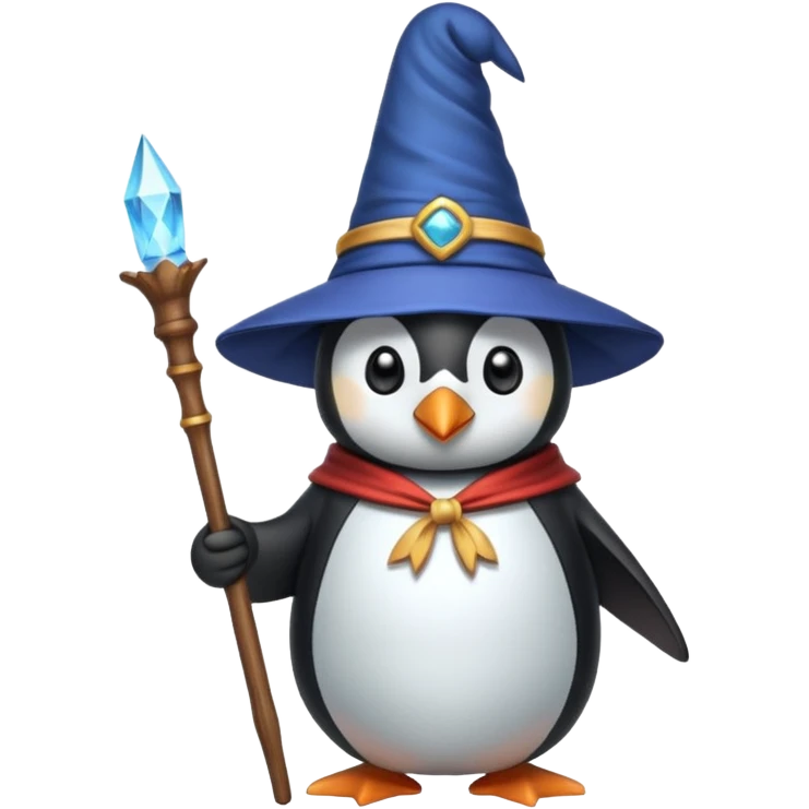 Penguin Wizard emoji