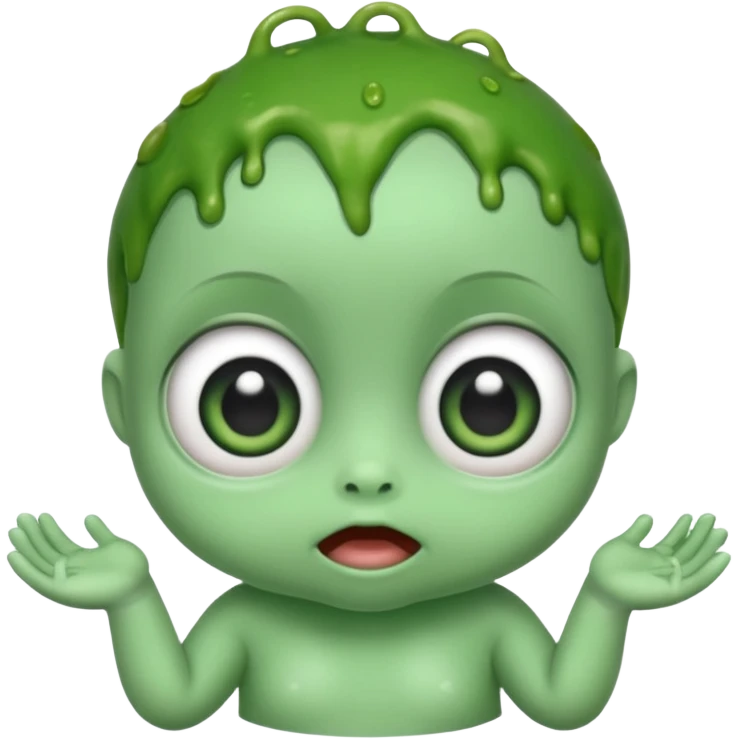 green mutant baby emoji