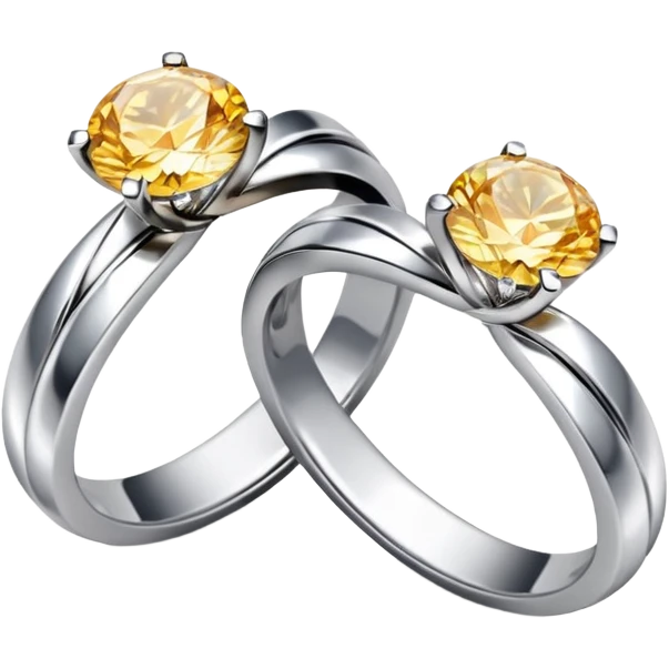 Diamond ring 💍 2 rings  twist with each other like engagement rings for man and women emoji