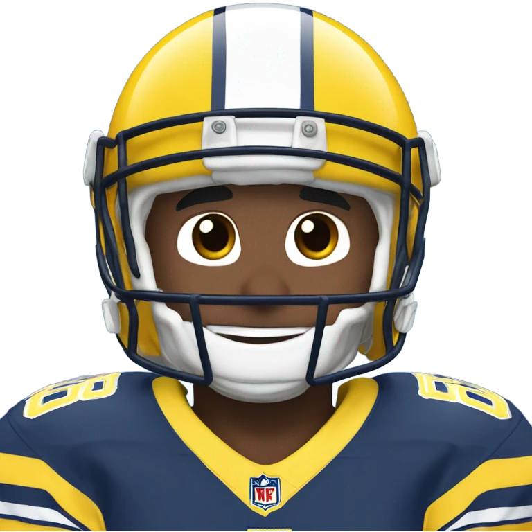 los angeles chargers quarterback justin herbert champion with a crown   emoji