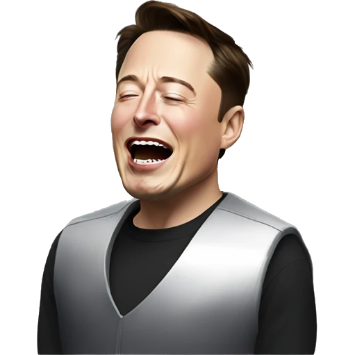 elon musk in pain emoji