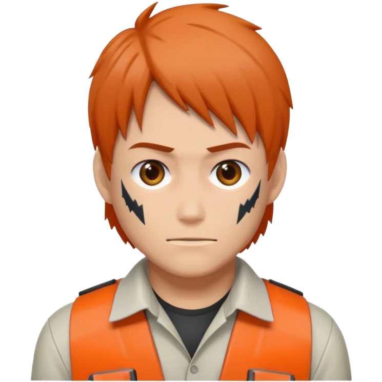 Denji chainsaw man (from head to shoulders) emoji