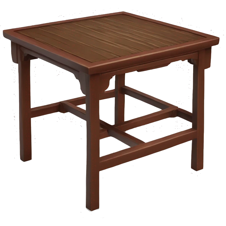Chinese square table emoji