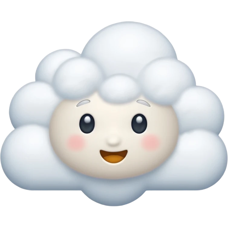 snow and cloud emoji