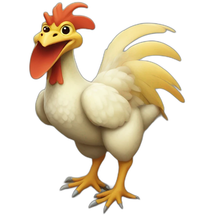 chicken dinosaur emoji