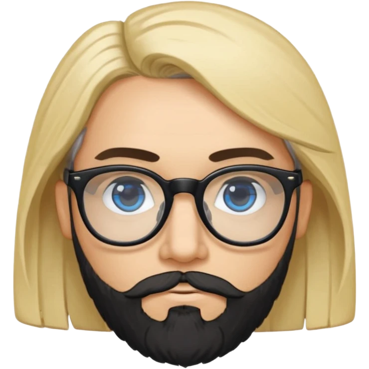 Quiero a un profesor de inglés que sea blanco con el pelo negro y corto que tenga barba pero no muy larga que tenga gafas con los ojos negros que esté fuerte y que al lado tenga a una chica rubia con los ojos azules y guapa emoji