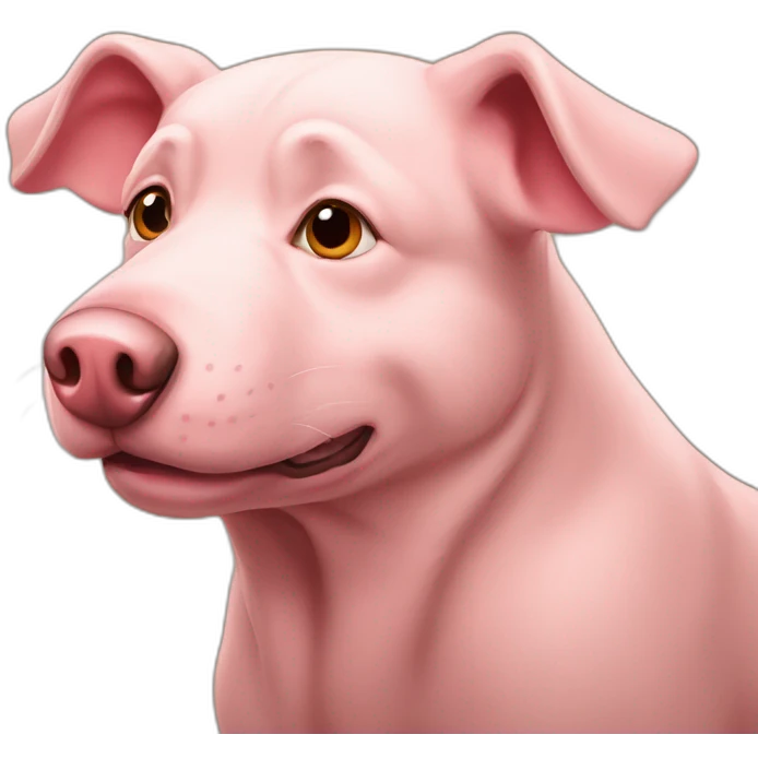 Schwein-hund emoji