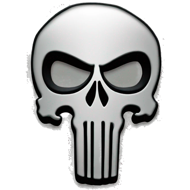 Punisher logo emoji