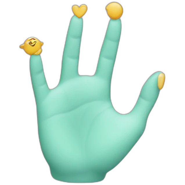 Cœur avec les mains emoji
