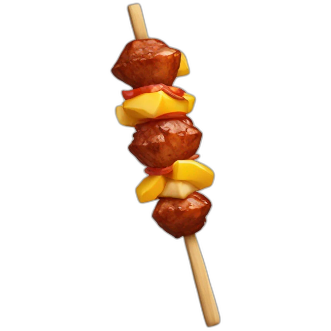 barbecue skewer emoji