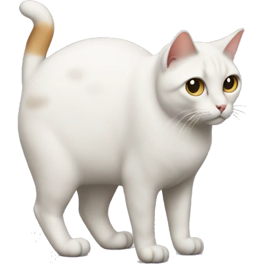 Cat with a butt emoji