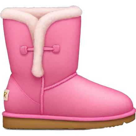 Pink Ugg boots emoji