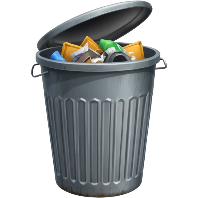 Trash can emoji