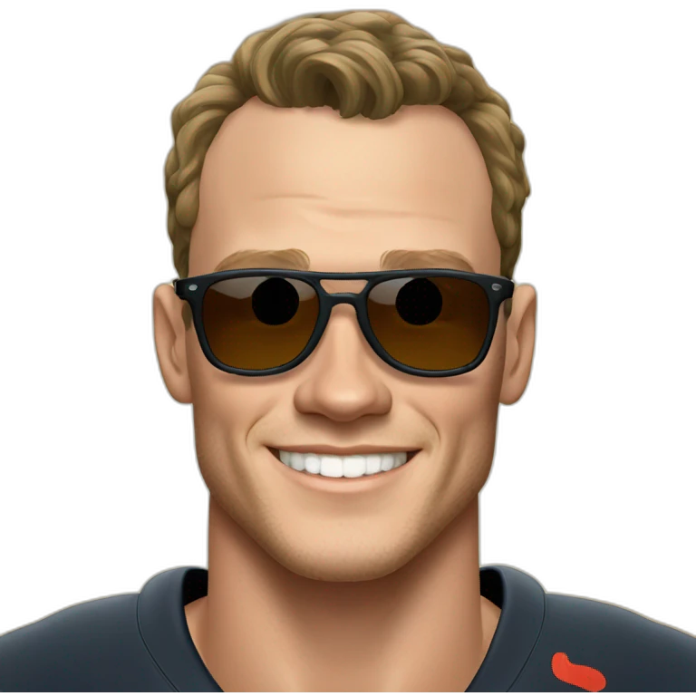 Jonathan Toews as beach bum emoji