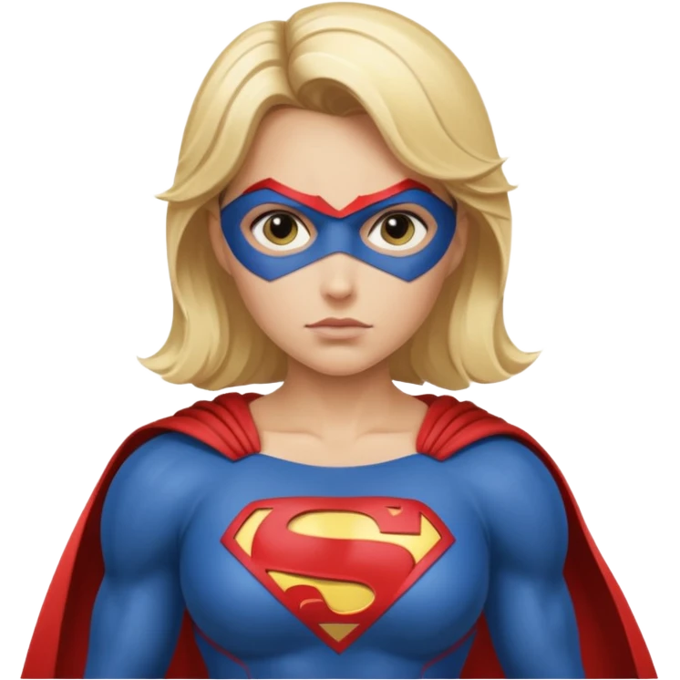 Super women blonde emoji