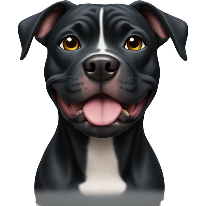 A Black Pitbull emoji