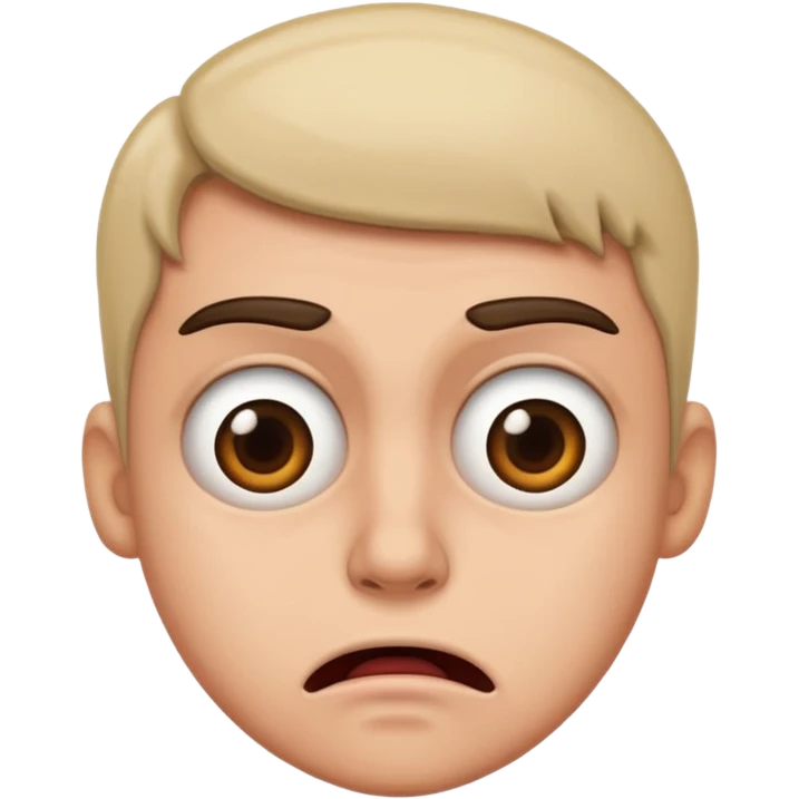 Disgusted yet horrified facw emoji